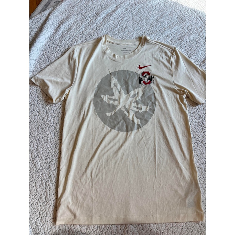 Nike Ohio State Buckeyes Dri-FIT Buckeye Leaf Graphic T-Shirt Mens Medium NWOT